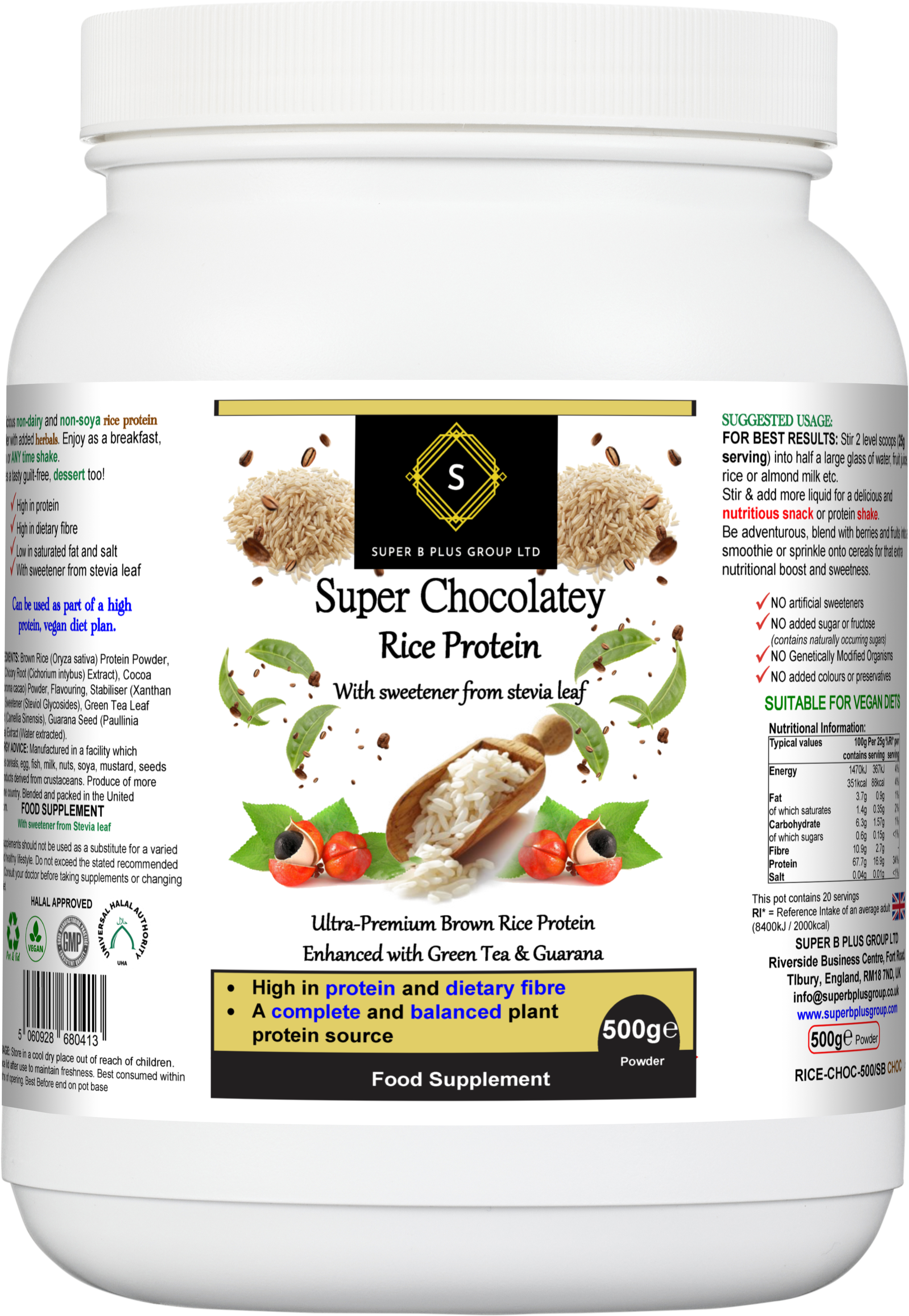 Super Chocolatey Rice Protein