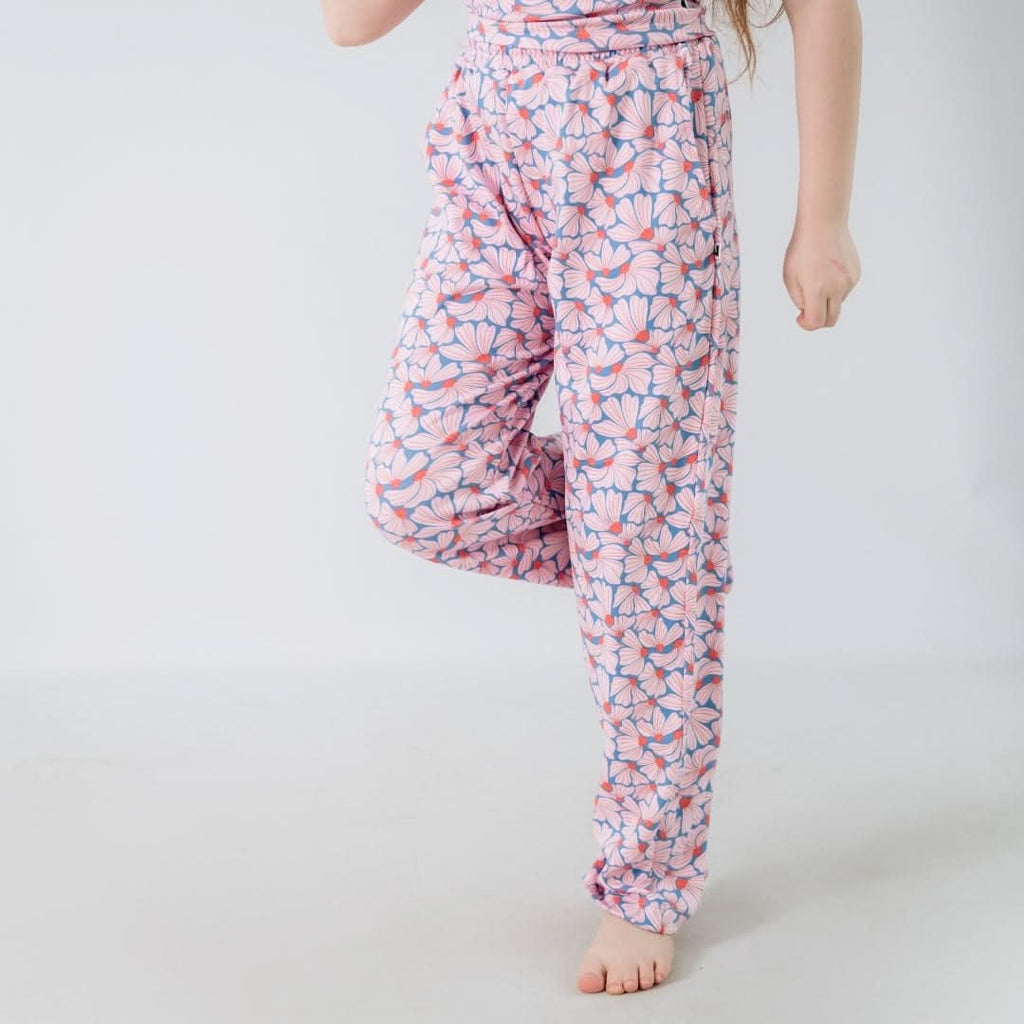 Youth Bamboo Wide Leg Pants | Saltwater Floral