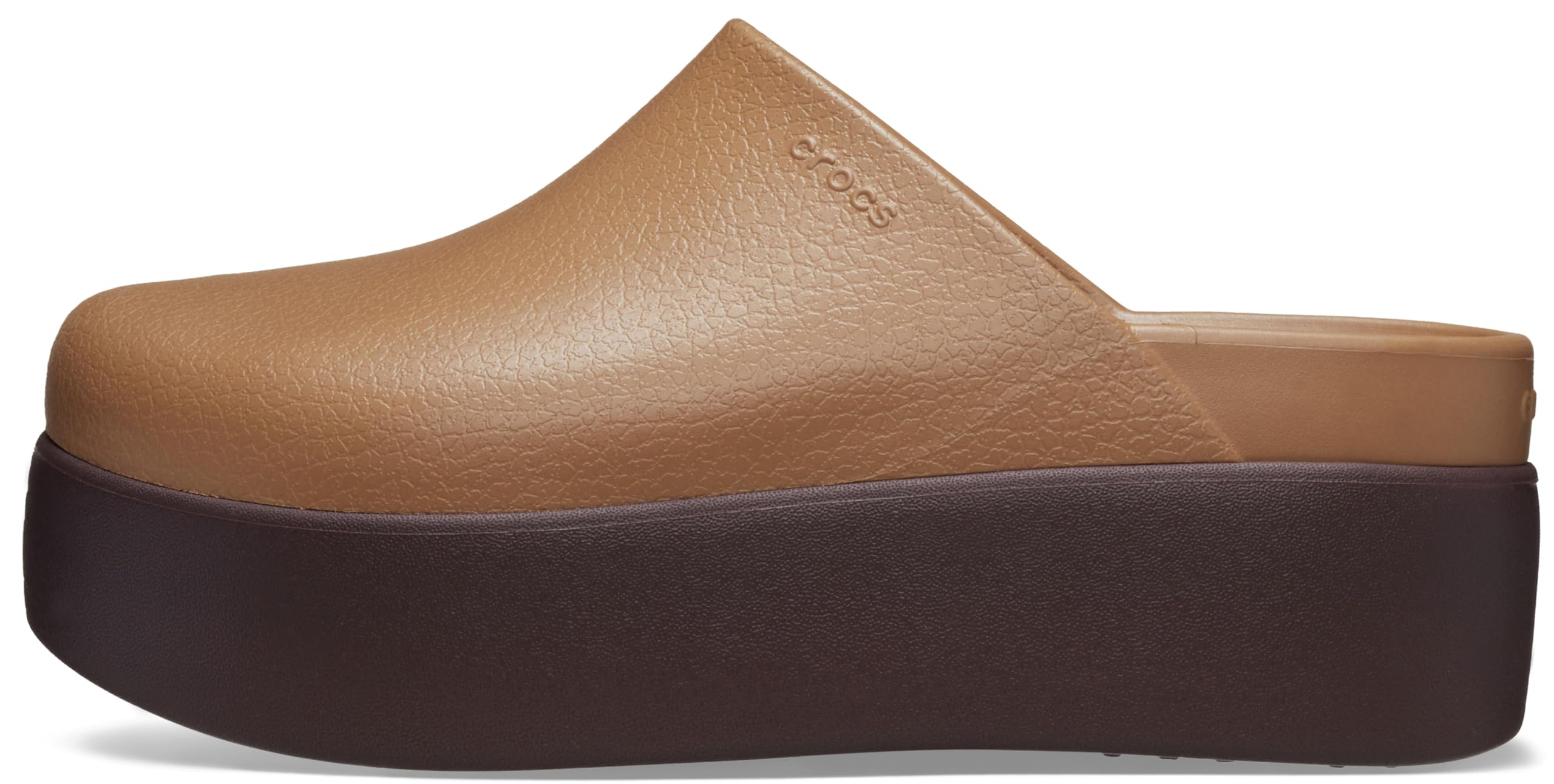 Crocs Womens Dylan Platform Clog Mule Platform Shoes for Women Sepia 8 Women