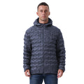 Heihuohua Mens Packable Puffer Jacket Lightweight Hooded Windproof Winter Coat for Travel Running Hiking