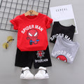 Korean Style Kids Spiderman Two-Piece Set for Boys