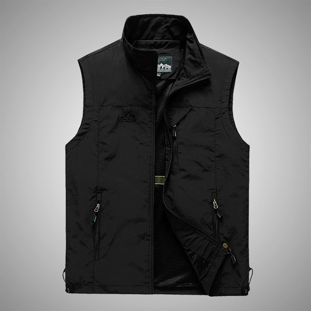 Warm Windproof Cotton Men's Vest for Travel and Leisure