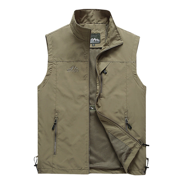 Warm Windproof Cotton Men's Vest for Travel and Leisure
