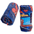 Northwest Spiderman Kids Bed Silk Throw Blanket 40"" x 50"" Single Blue 91898