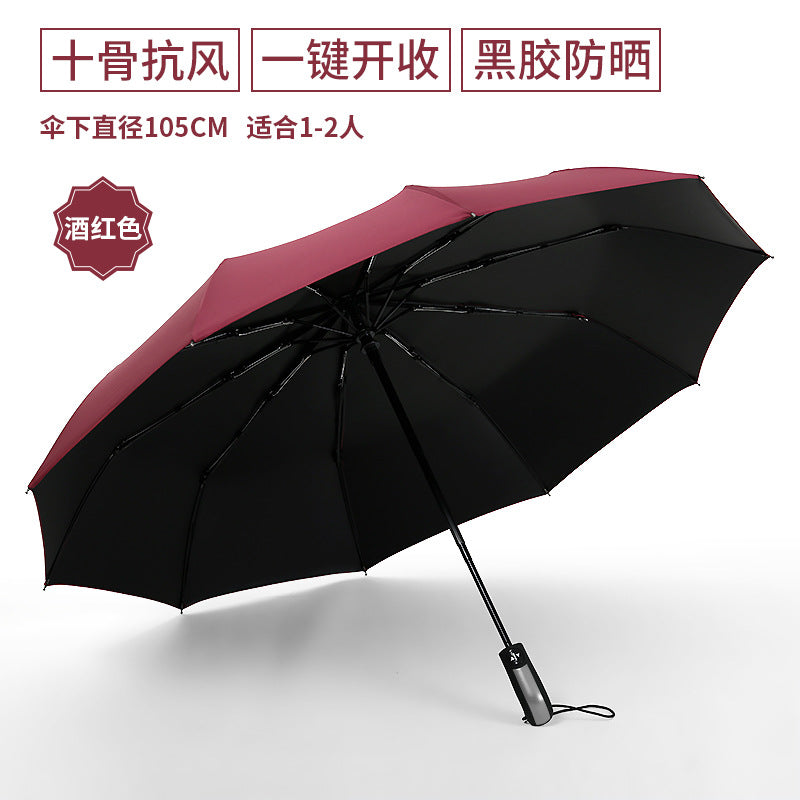 Custom Jumbo Automatic Folding Umbrellas for Wholesale