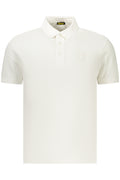 BLAUER APPAREL MEN'S SHORT-SLEEVE POLO SHIRT WHITE