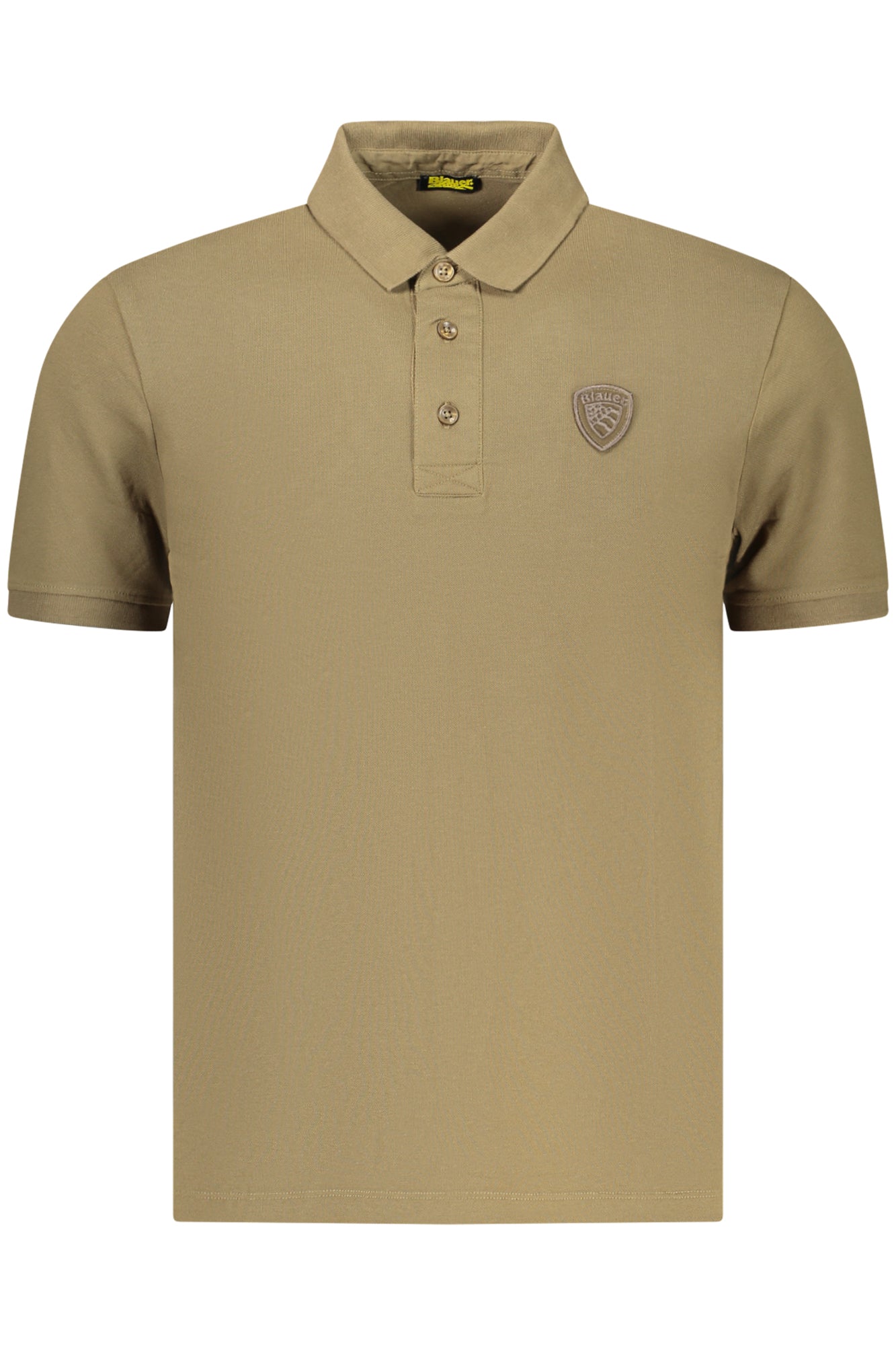 BLAUER APPAREL MEN'S SHORT-SLEEVED POLO SHIRT, GREEN