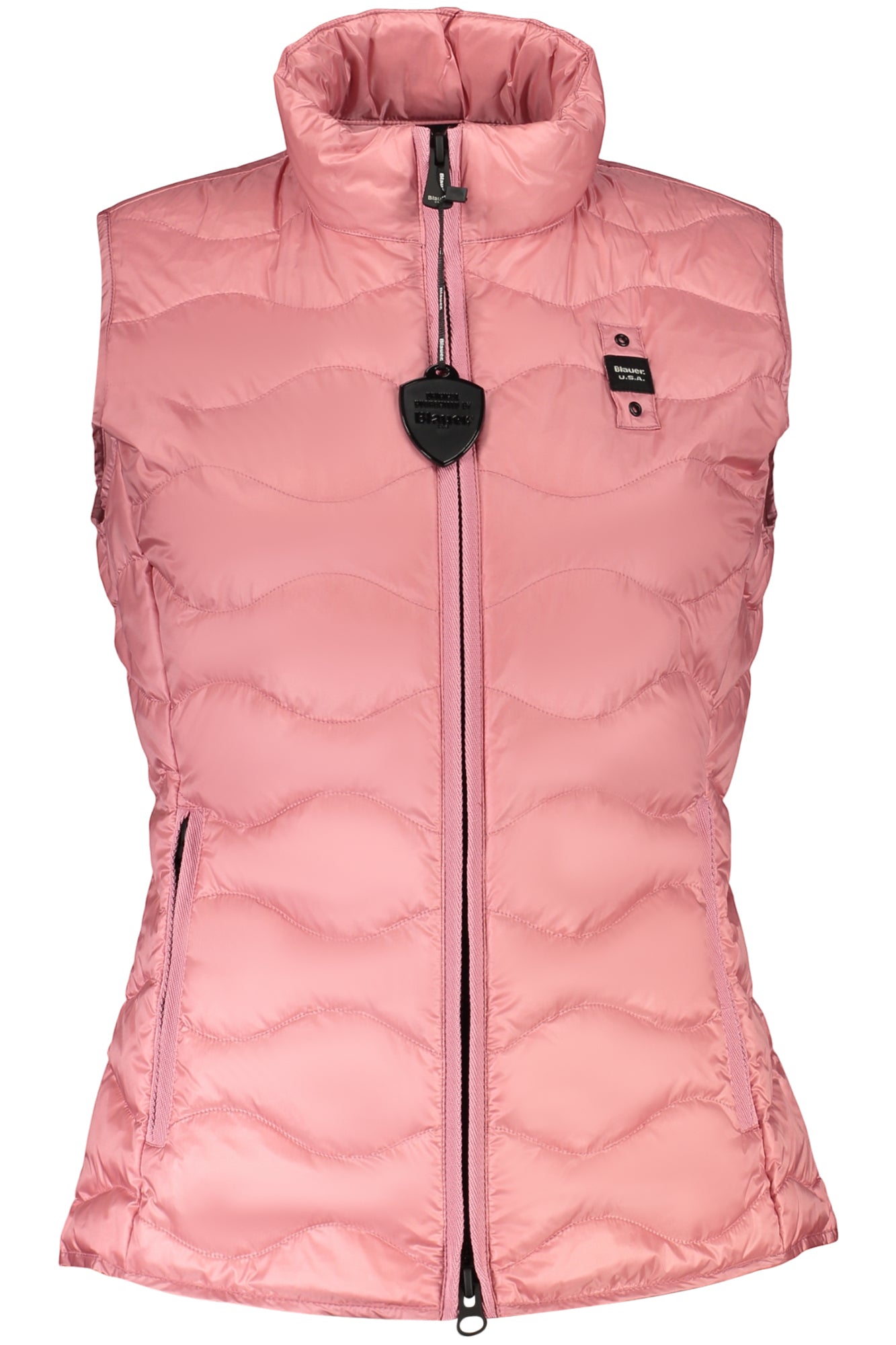 BLAUER APPAREL WOMEN'S PINK SLEEVELESS JACKET