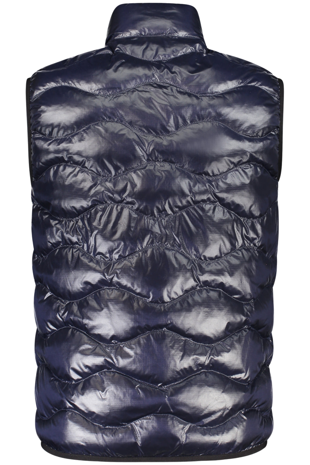 BLAUER APPAREL MEN'S BLUE SLEEVELESS JACKET