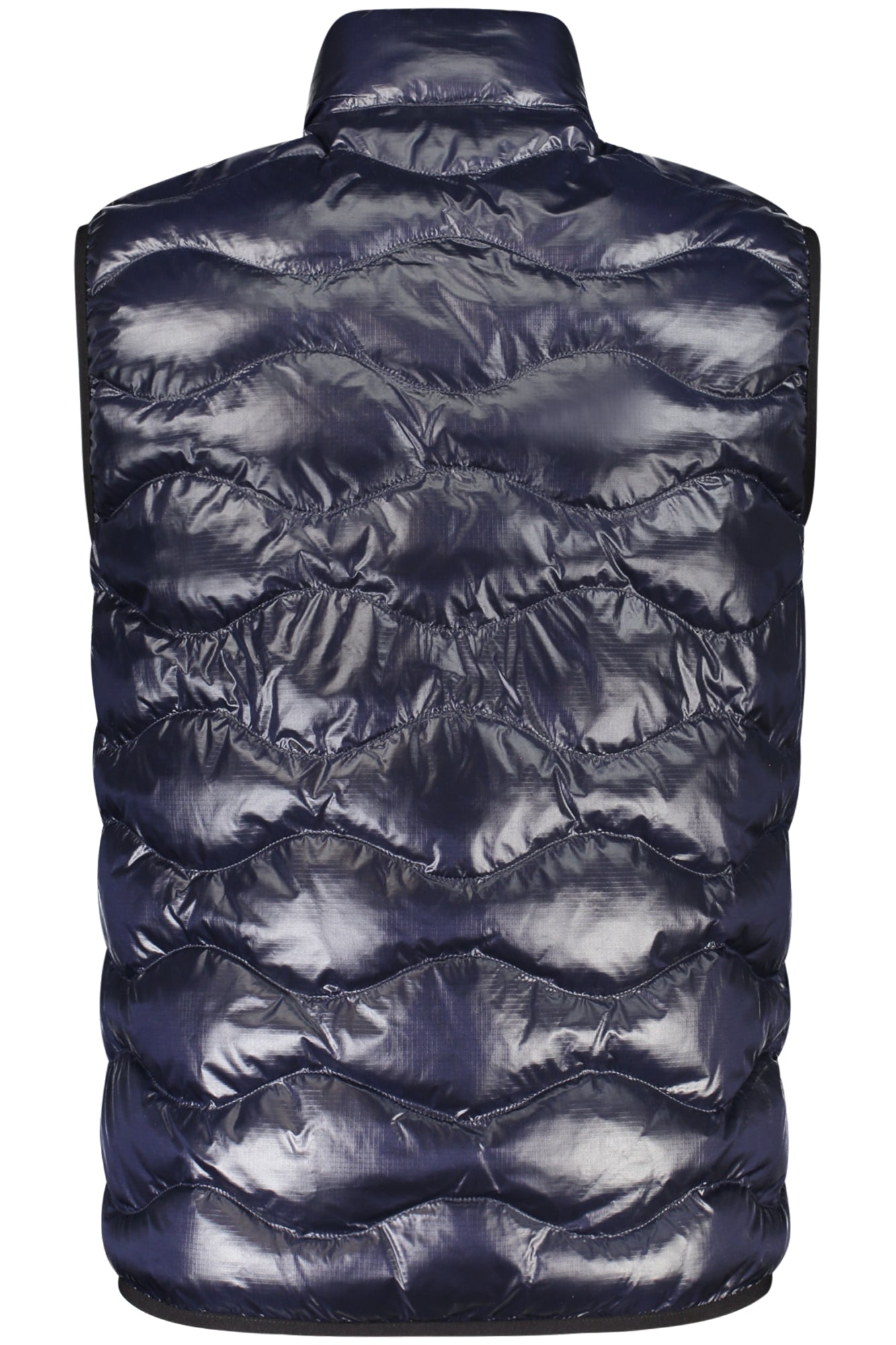 BLAUER APPAREL MEN'S BLUE SLEEVELESS JACKET