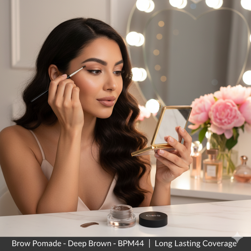Brow Pomade - Deep Brown | Long Lasting Coverage - BPM44
