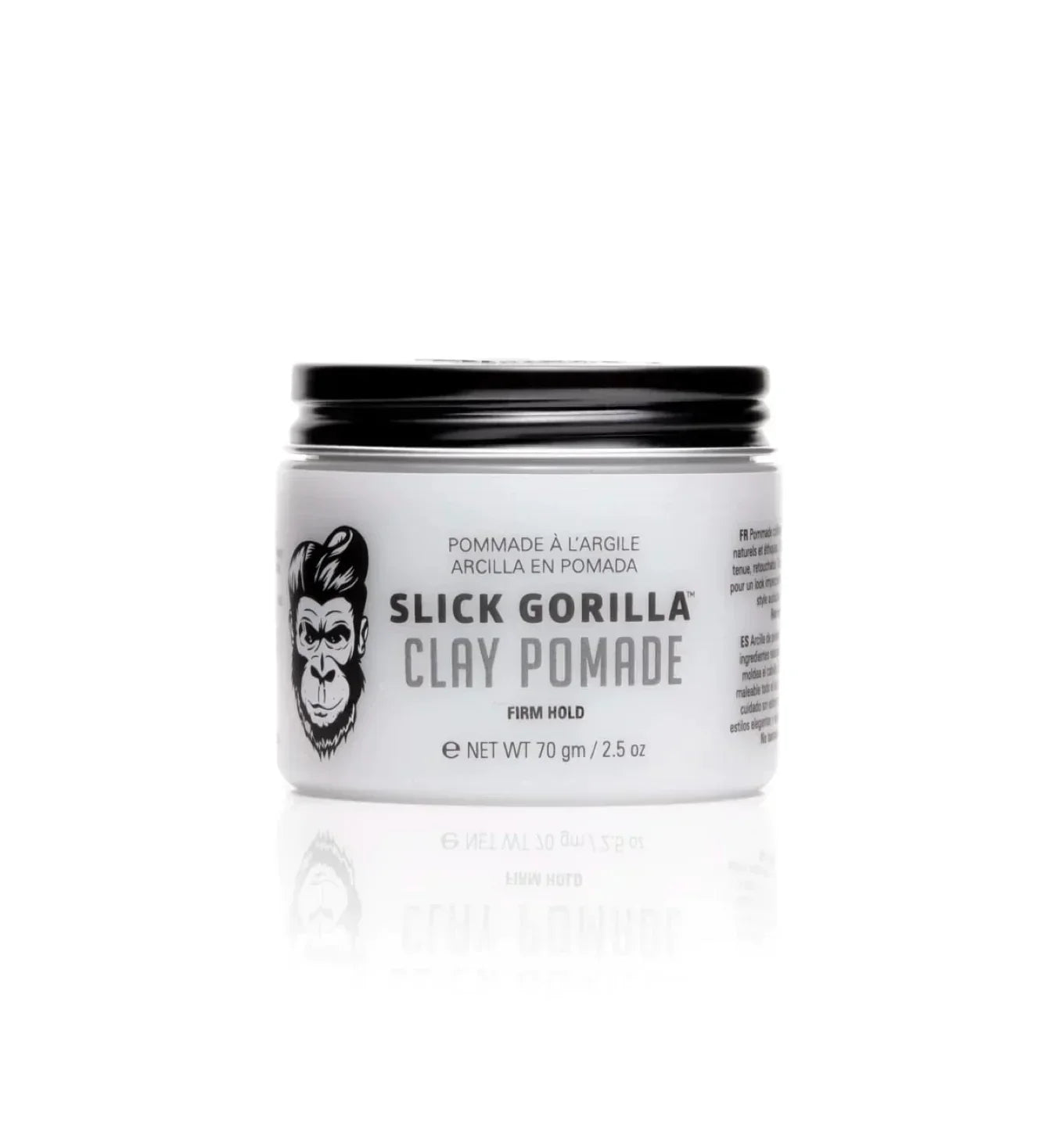 Slick Gorilla Clay Pomade – Firm Hold & Low Shine for Reworkable Styles