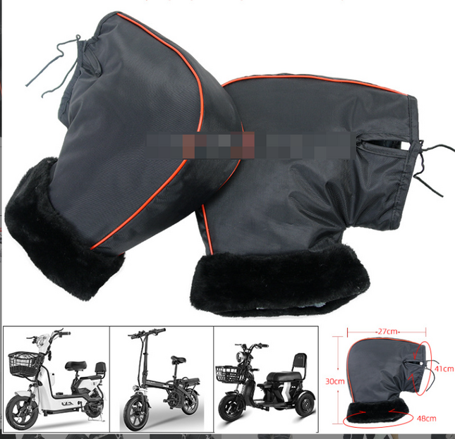 Riding Electric Thickened Waterproof And Windproof Gloves
