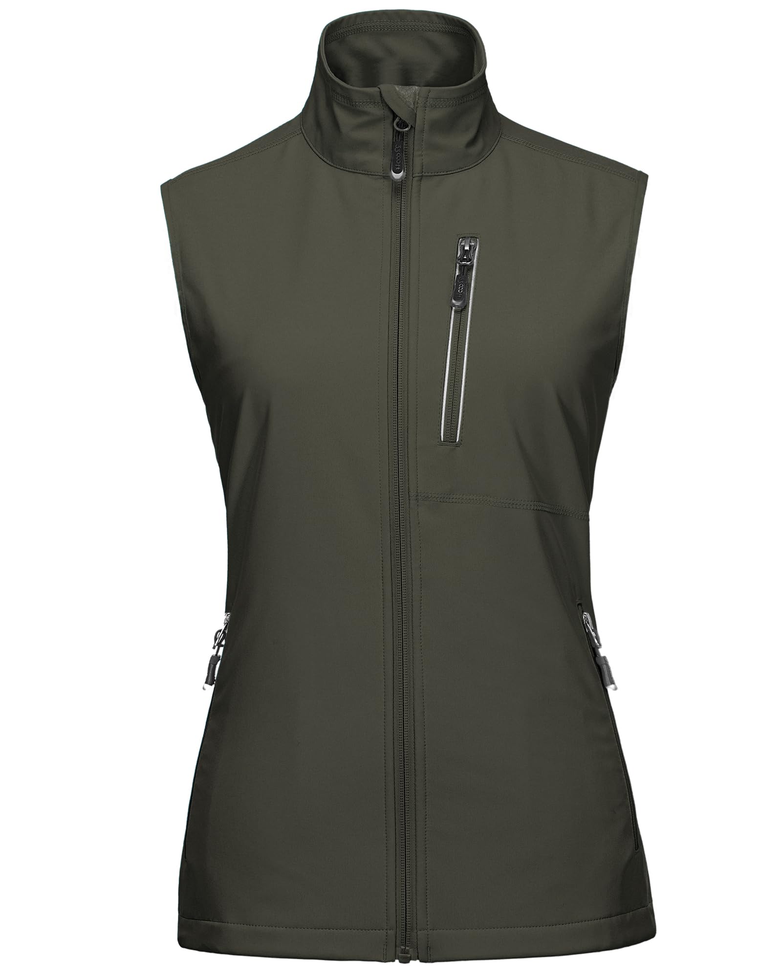33000ft Womens Lightweight Running Vest Outerwear with Pockets Windproof Sleeveless Jacket for Golf Hiking Travel