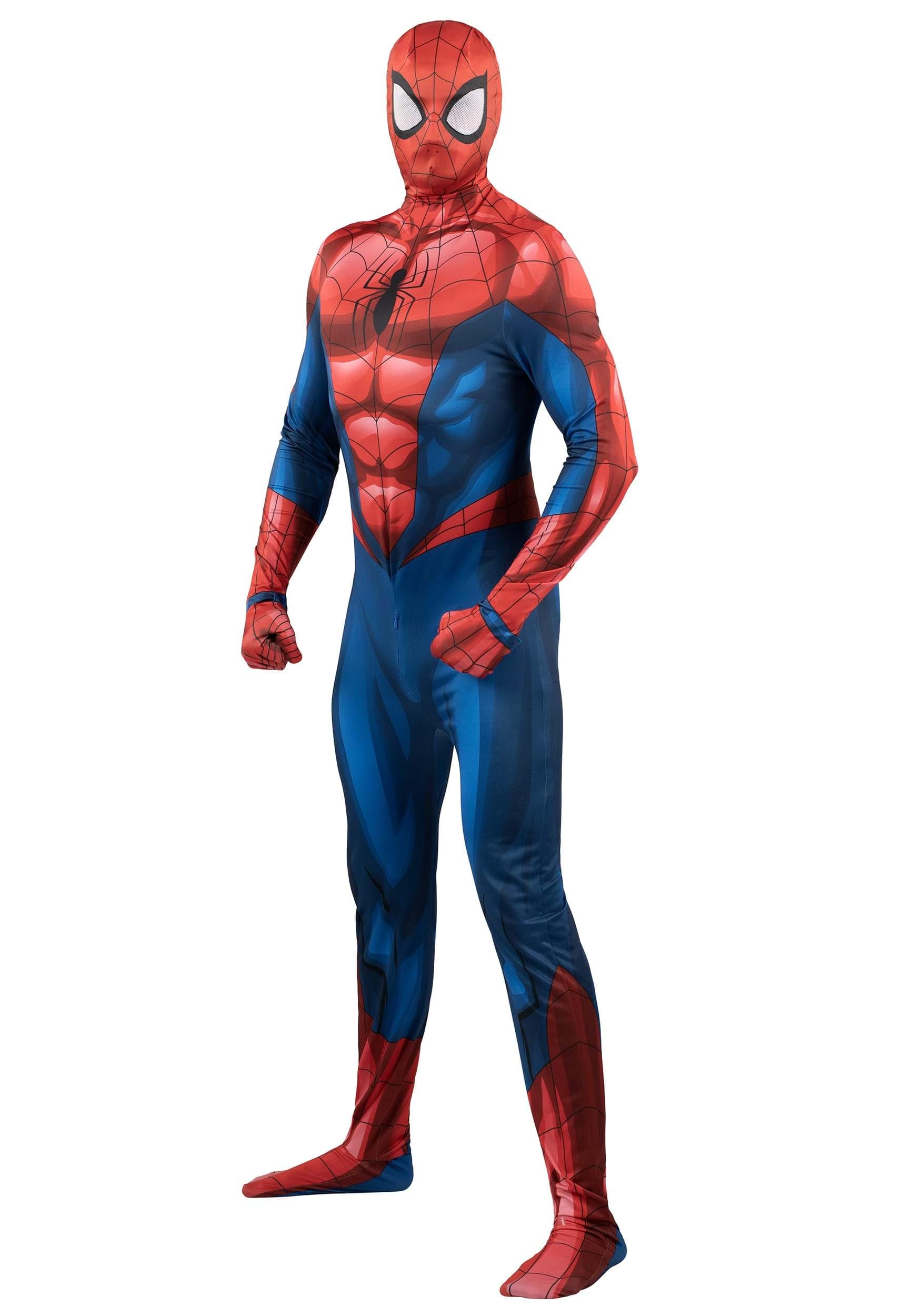 Marvel Adult Spider-Man Zentai Suit Spiderman Halloween Costume Large