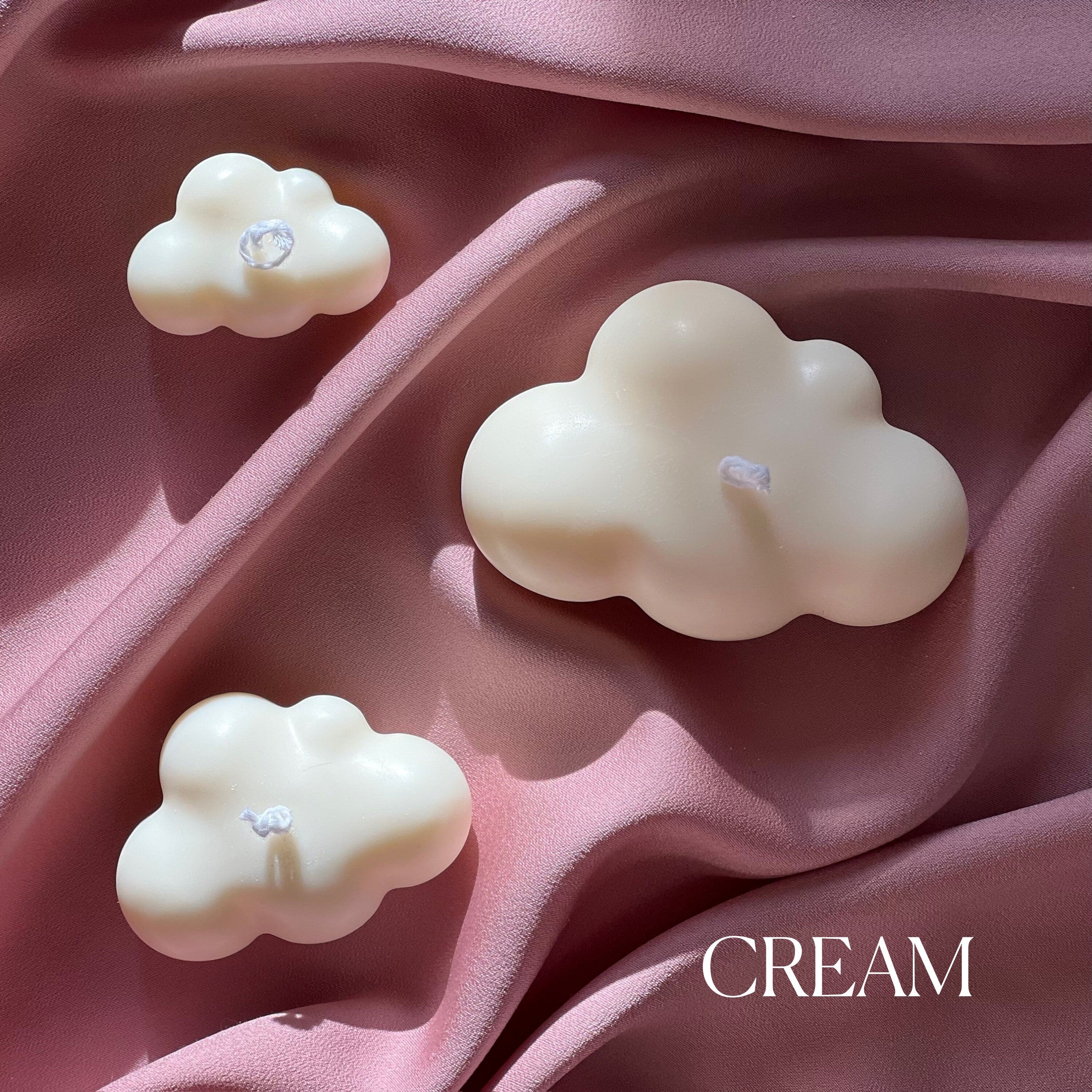 Cloud Candle Set | Handmade Soy Wax Candles, Home Decor