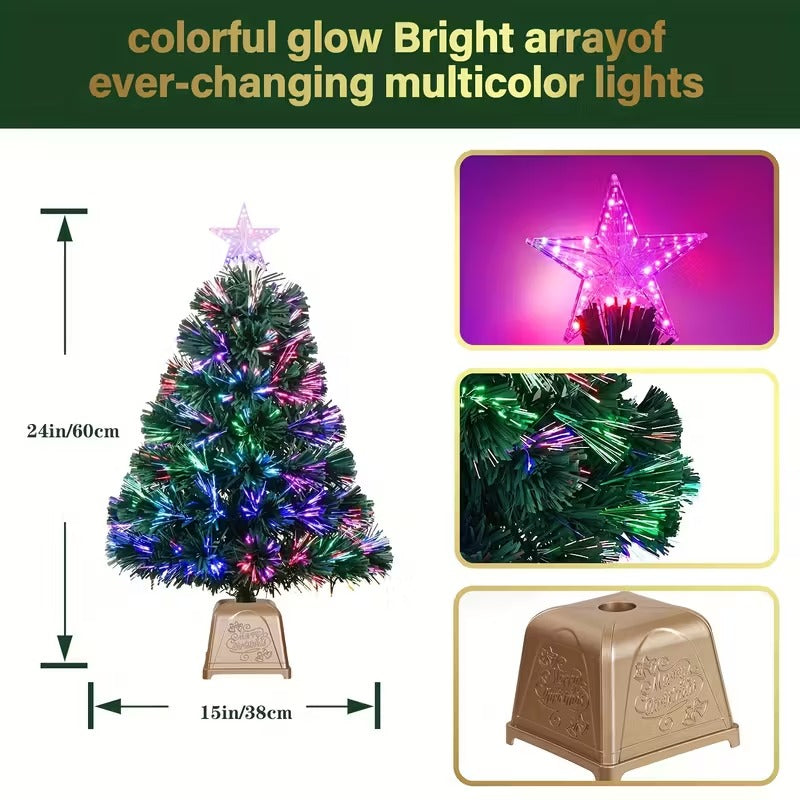 Mini Fiber Optic Christmas Tree