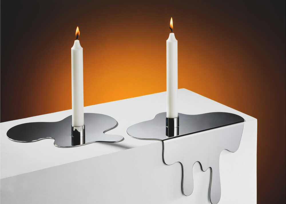 Wall art candles
