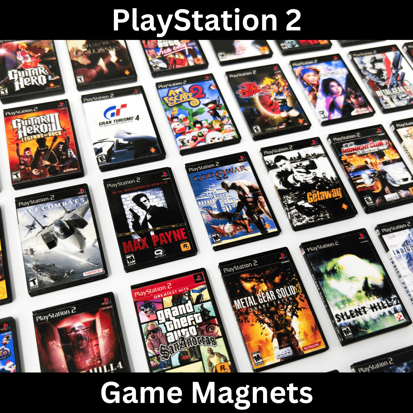 PS2 Game Magnets (Small)