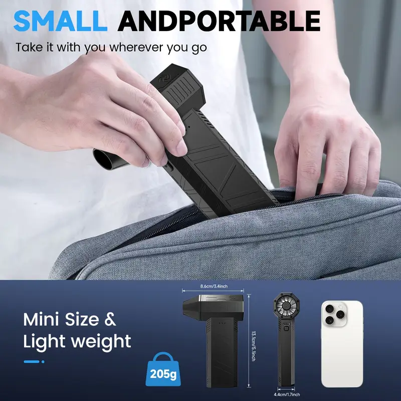 Super Mini Turbojet Fan Handheld USB Charging