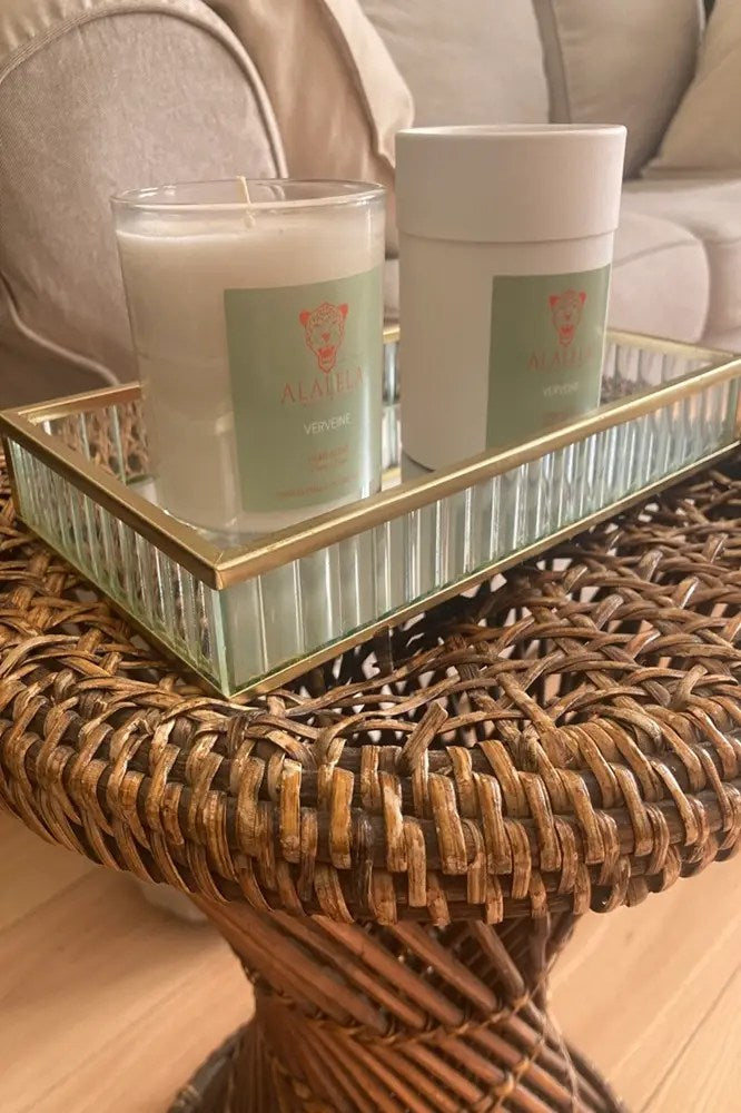 Scented candle of verveine by Alalela - Parfum de Grasse