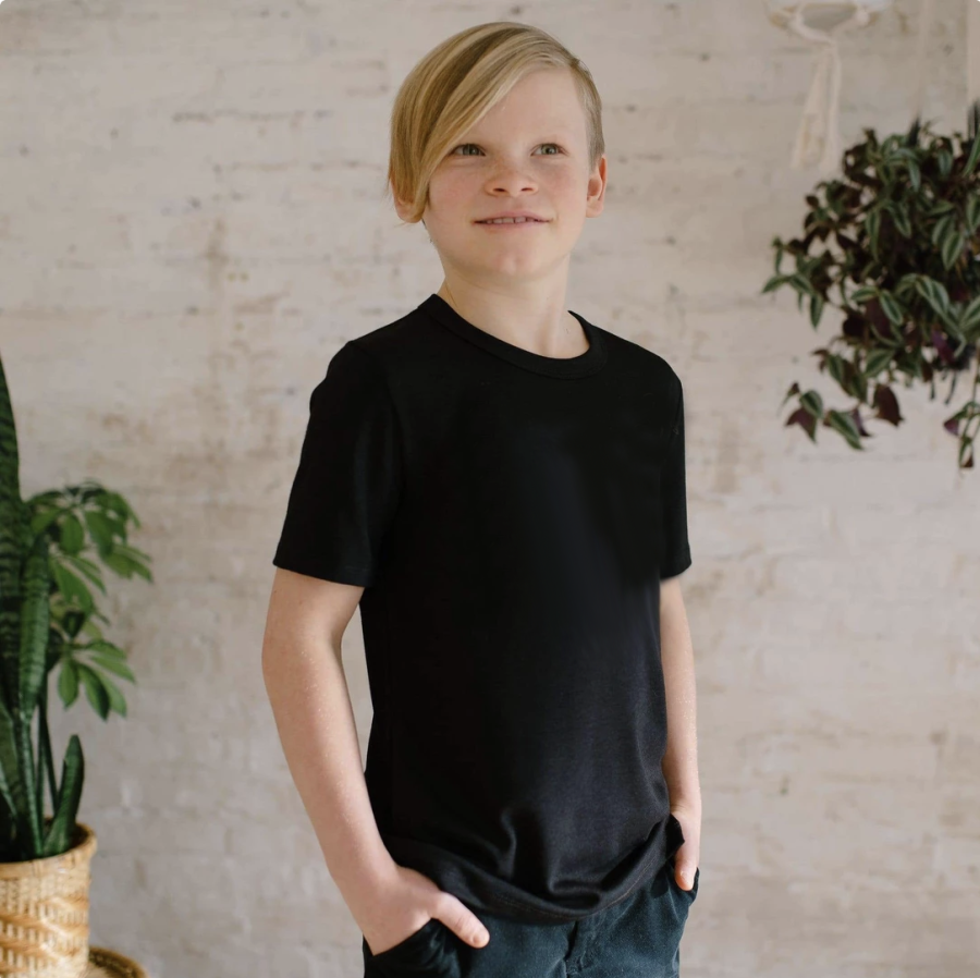 Youth Bamboo T-Shirt | Umber